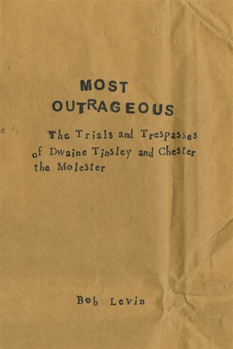 chester the molester|TIL that Dwaine B. Tinsley, creator of the Chester the Molester。